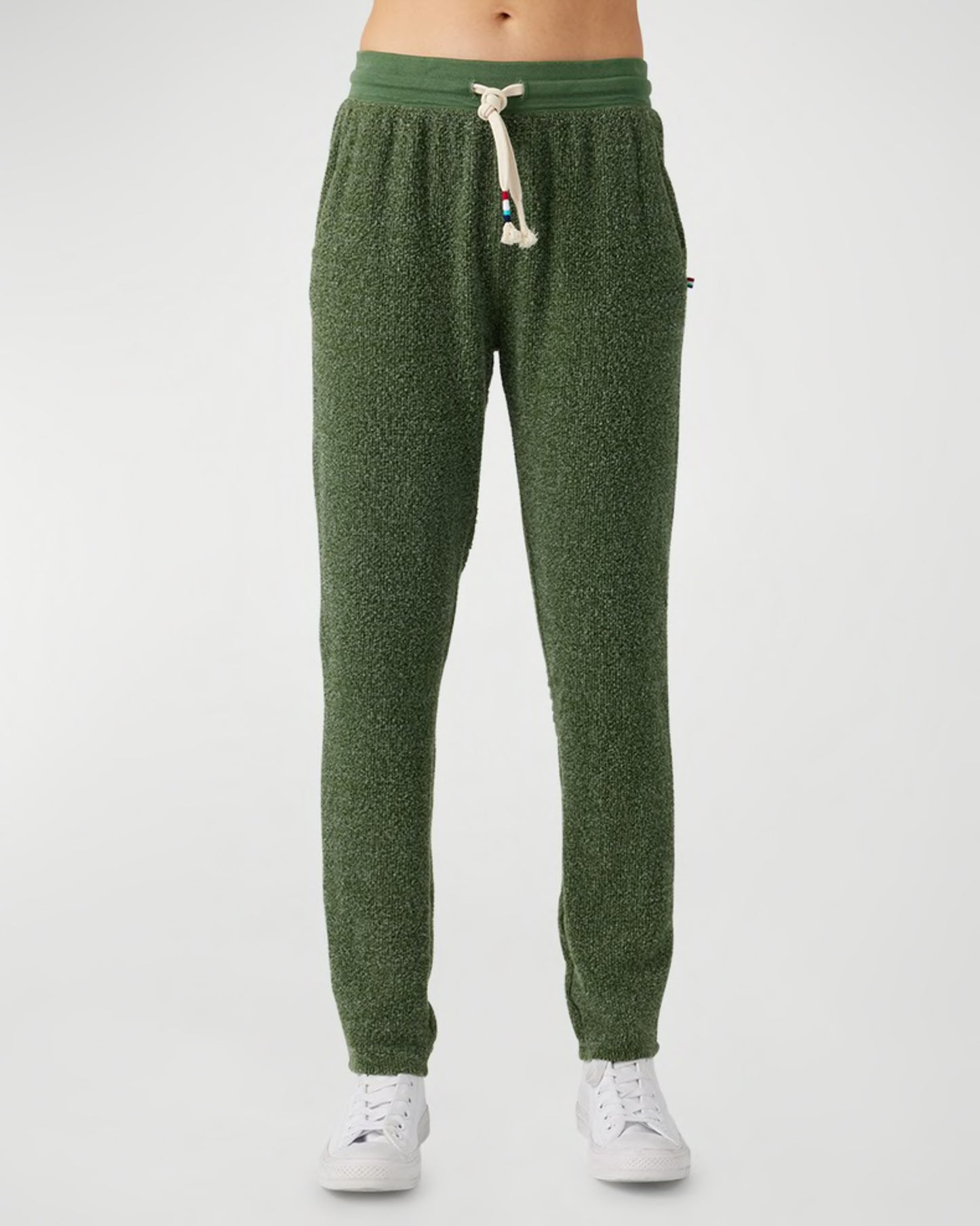 Brushed Boucle Pull On Pant - Cypress