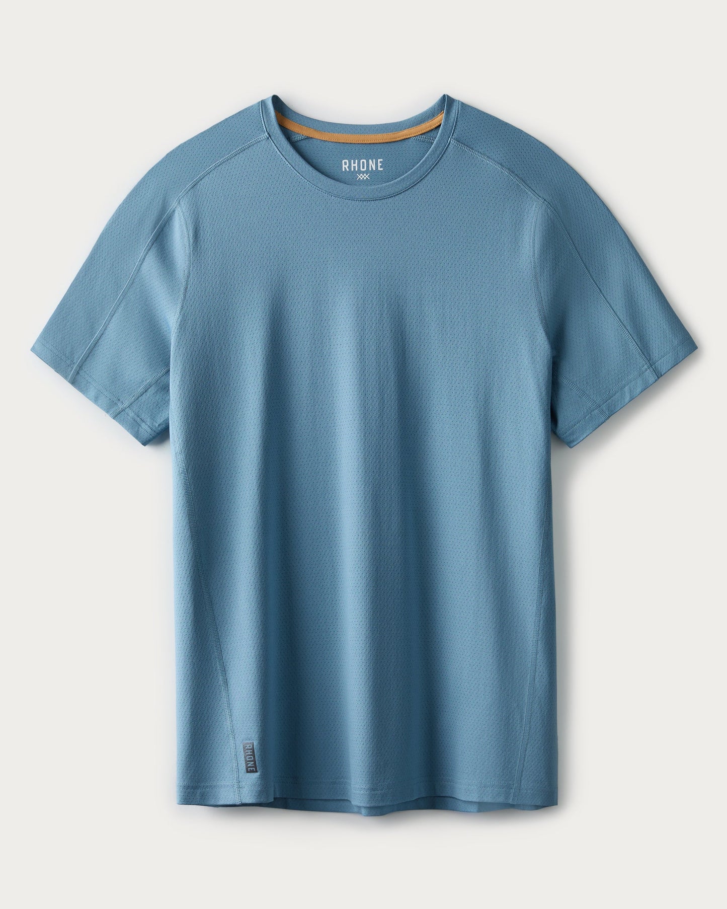 Mens Invictus Training Short Sleeve - Blue Stone