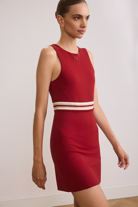 River Lift AllStar Dress - Burgundy