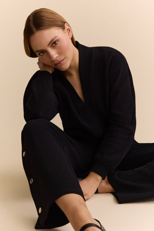 Moon V-Neck Blouse