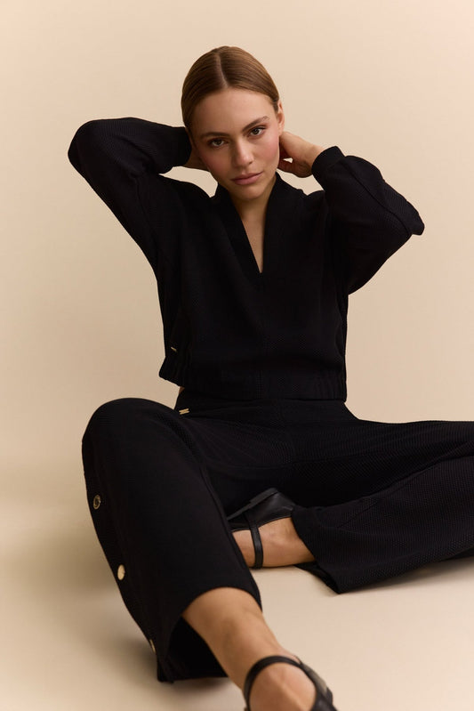 Moon V-Neck Blouse