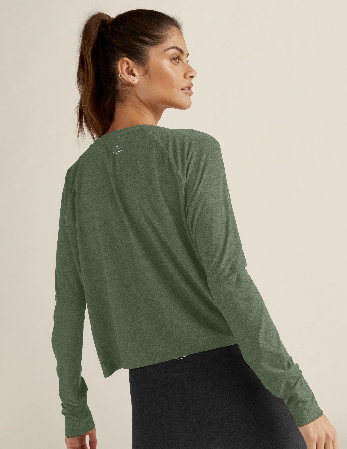 Featherweight Daydreamer Pullover - Moss Green Heather