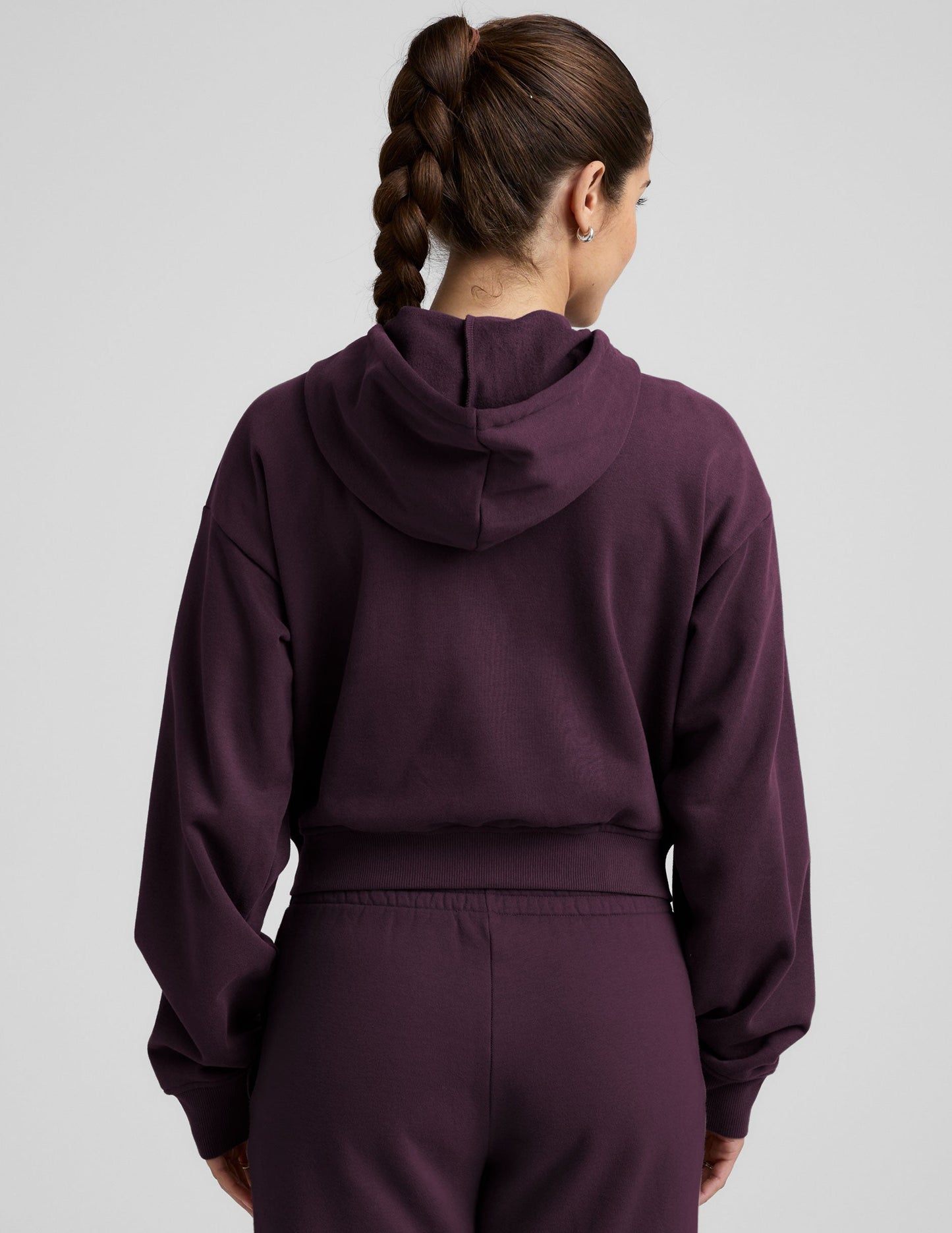 Luxefleece Fresh Zip Up Hoodie - Eggplant Purple