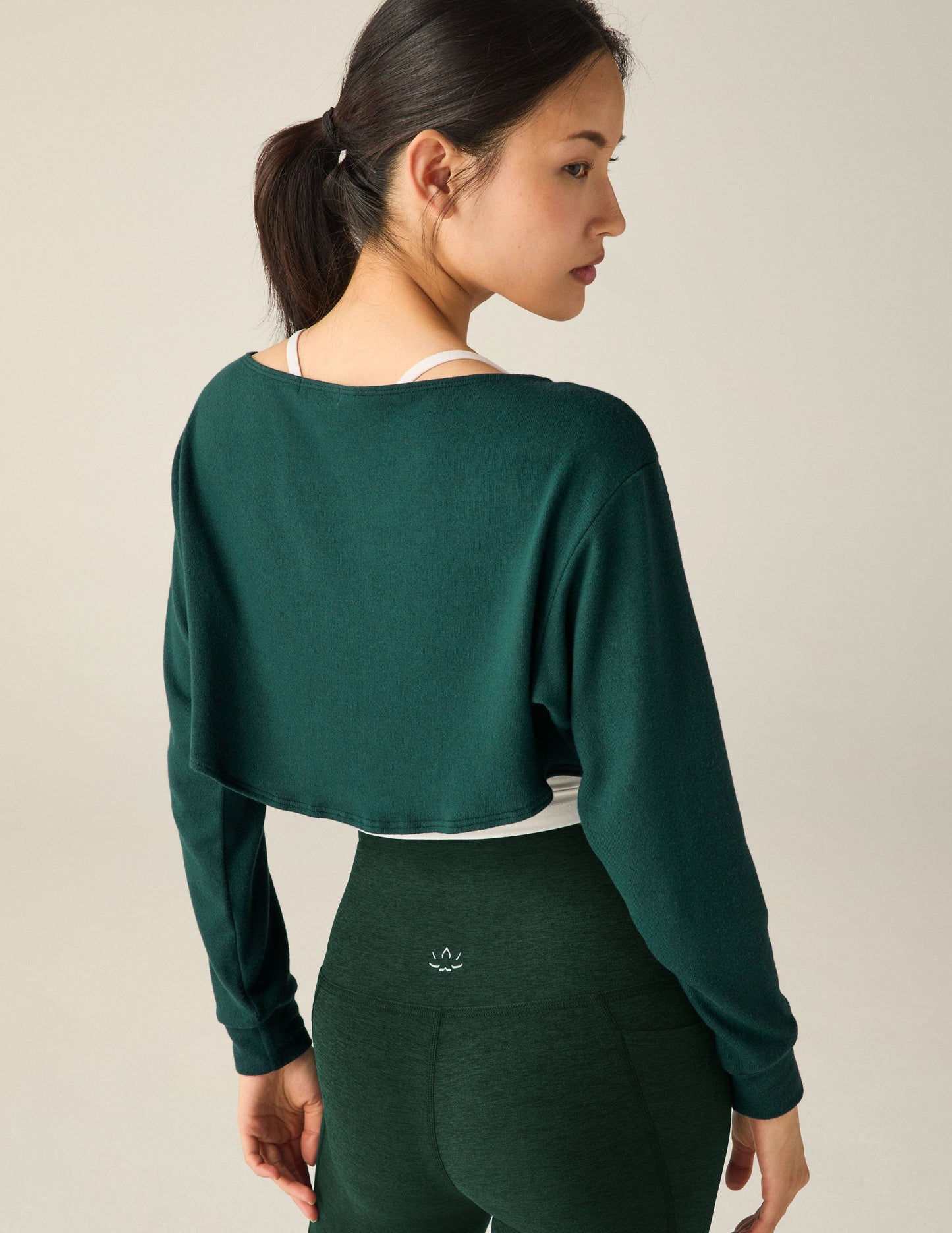 Duet 2-Way Convertible Shrug - Dark Spruce Green