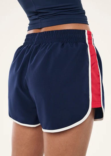 pe nation Preset Short Dark Navy Strawberry back right angle