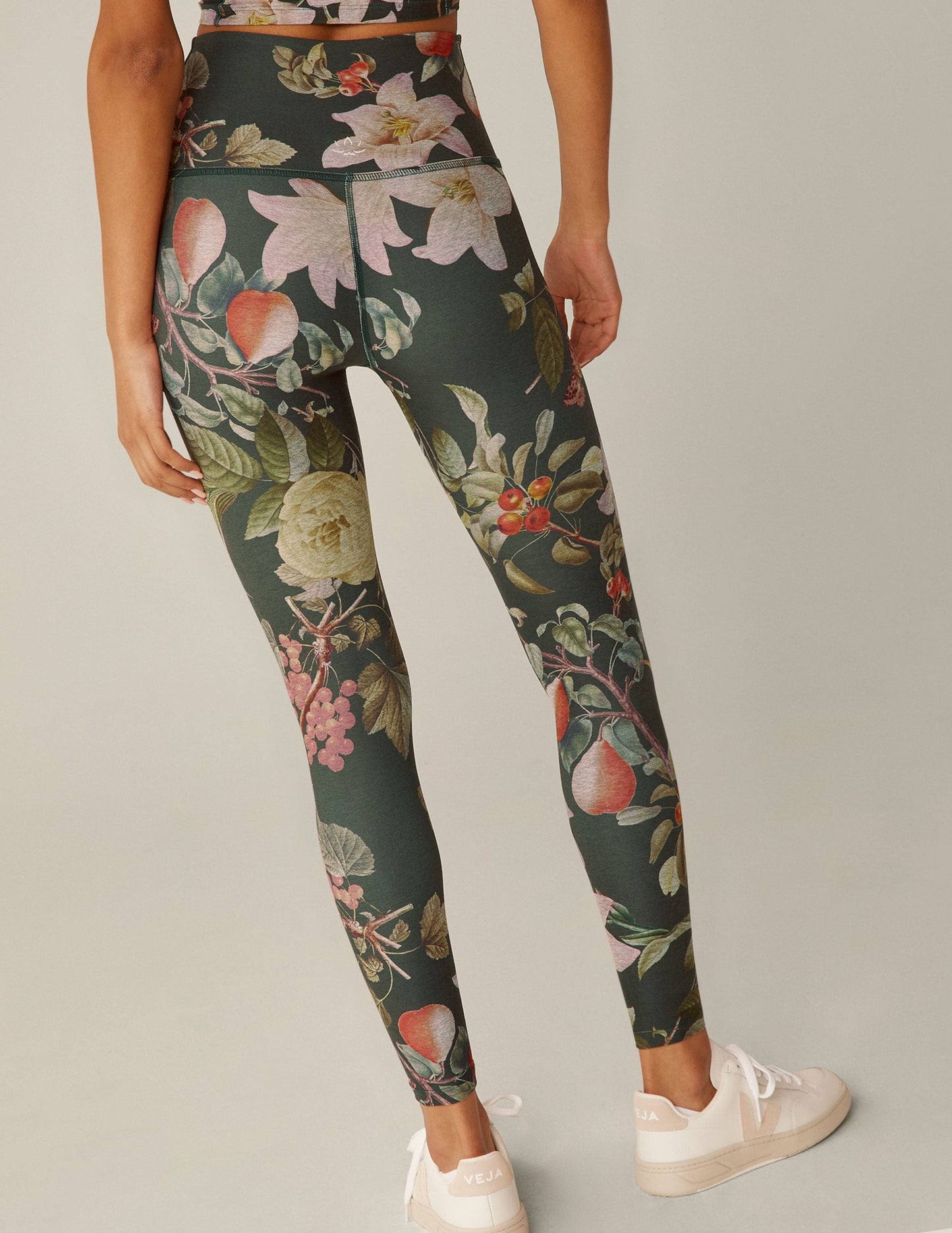 SoftMark High Waisted Midi Legging - Botanical Garden