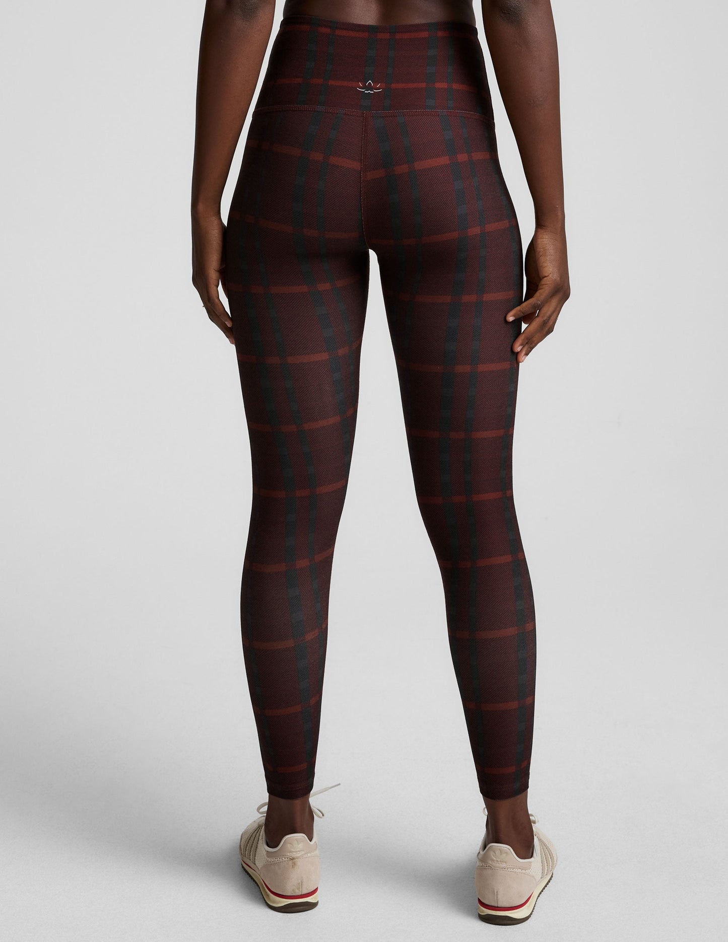 Softmark HW Legging - DarkCherryPrepPlaid