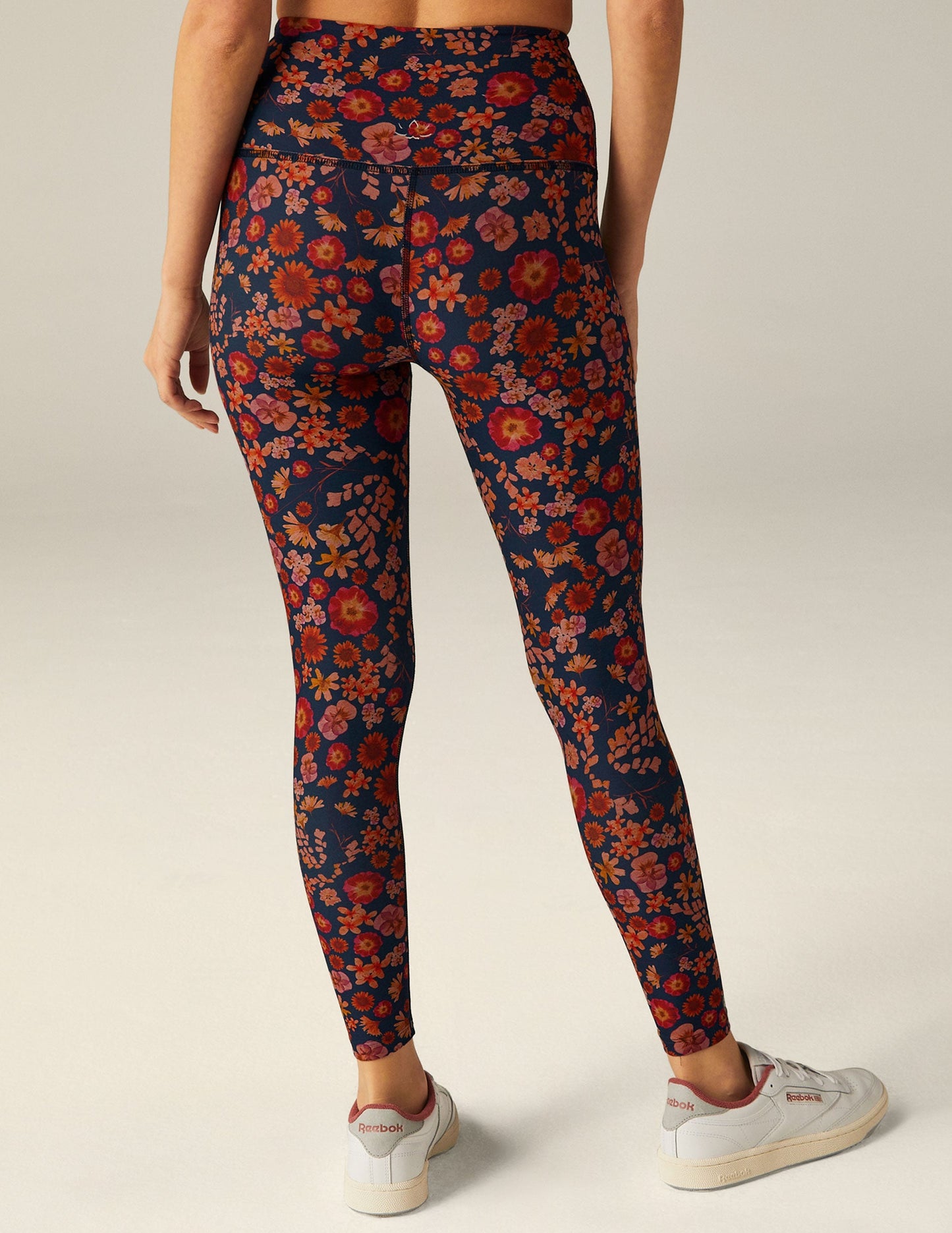 SoftMark High Waisted Midi Legging - Retro Press Floral