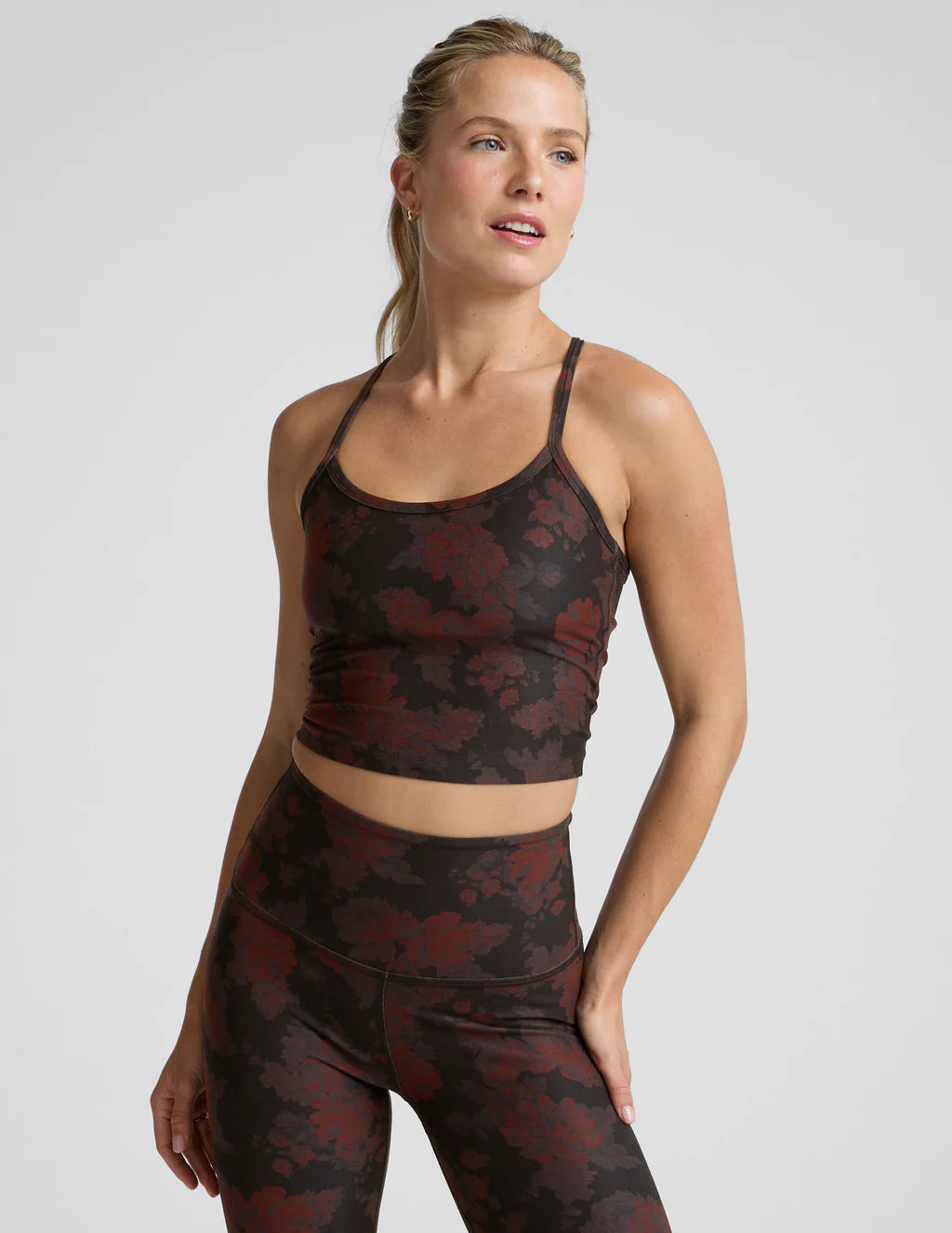 SoftMark Racerback Cropped Tank - New Romantics