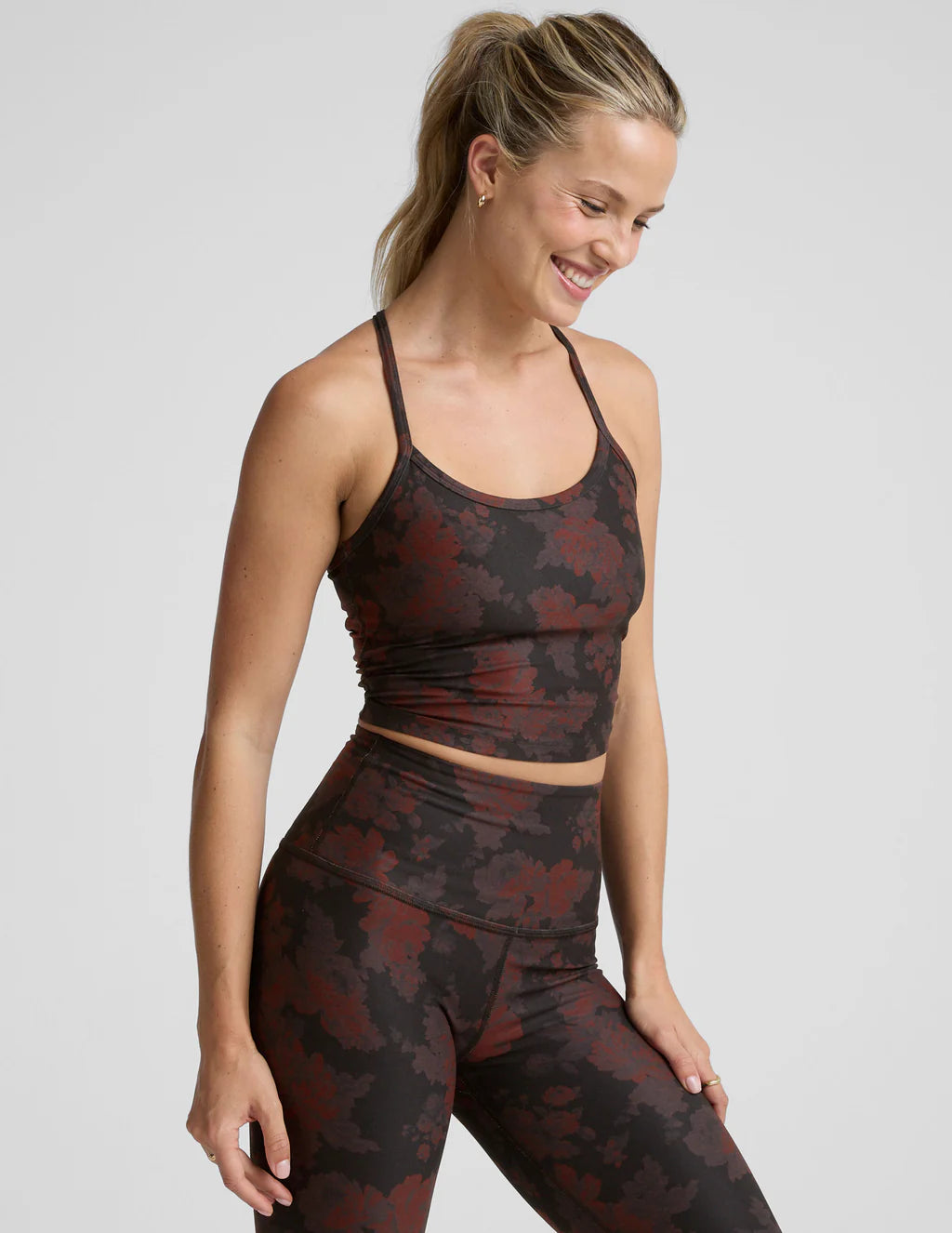 SoftMark Racerback Cropped Tank - New Romantics