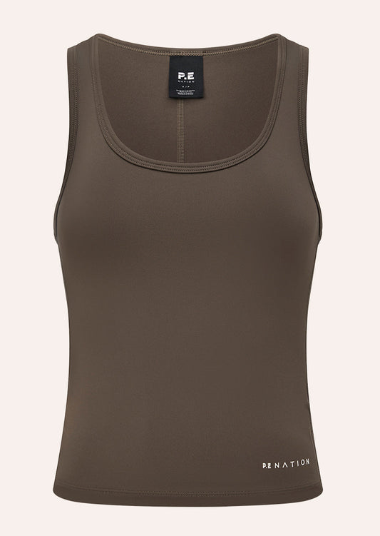 Refine Scoop Tank - Dark Olive