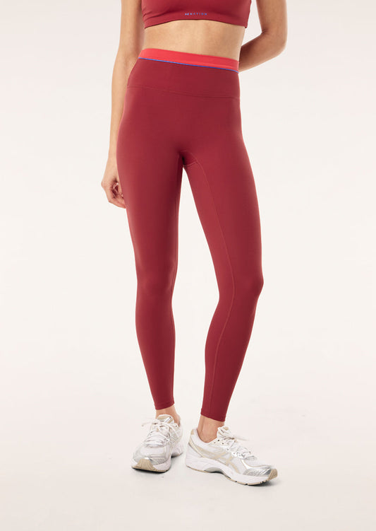 Reflect Full Length Legging - Cherry/Strawberry