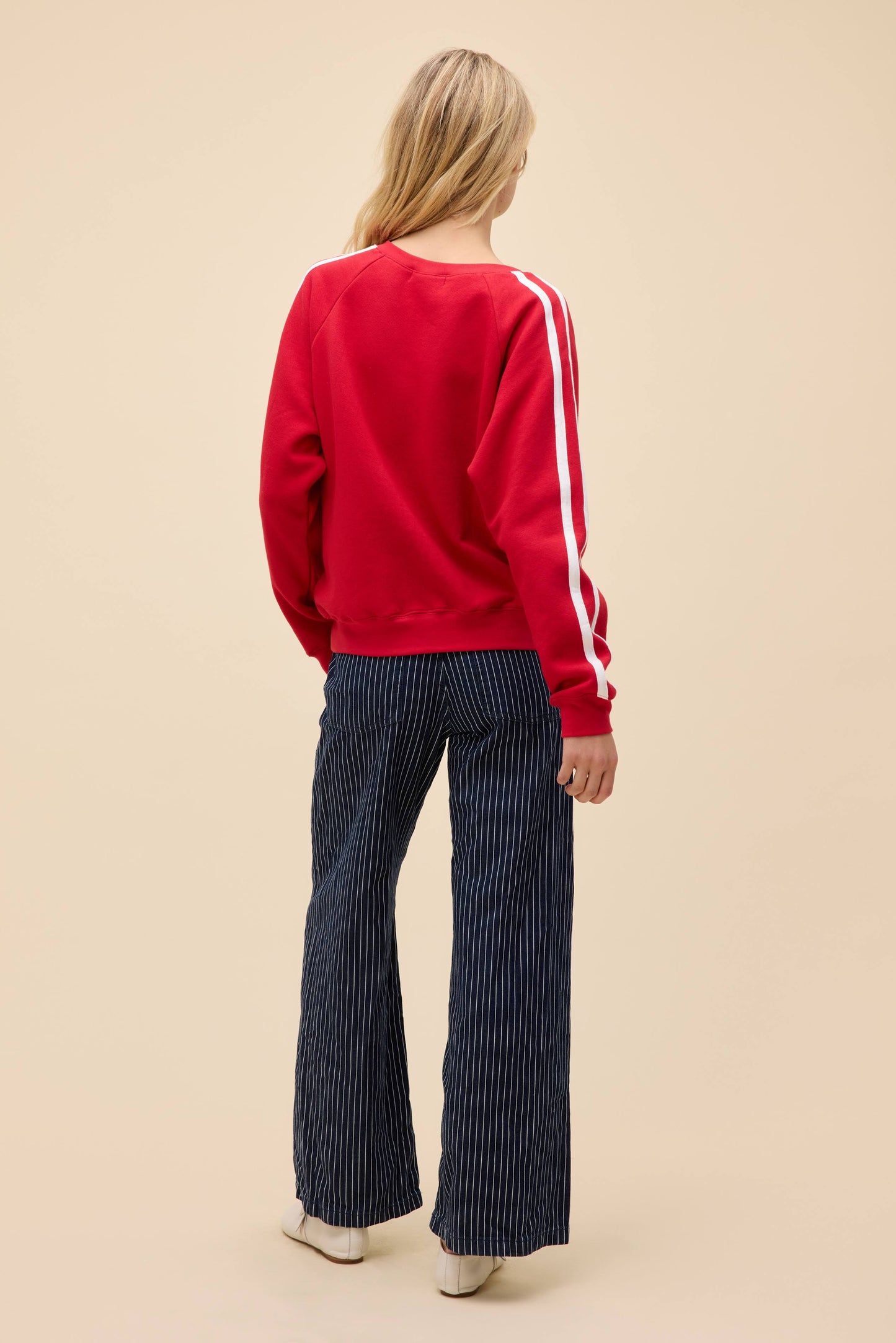 5 Star Racing V-Neck Sweatshirt - Red