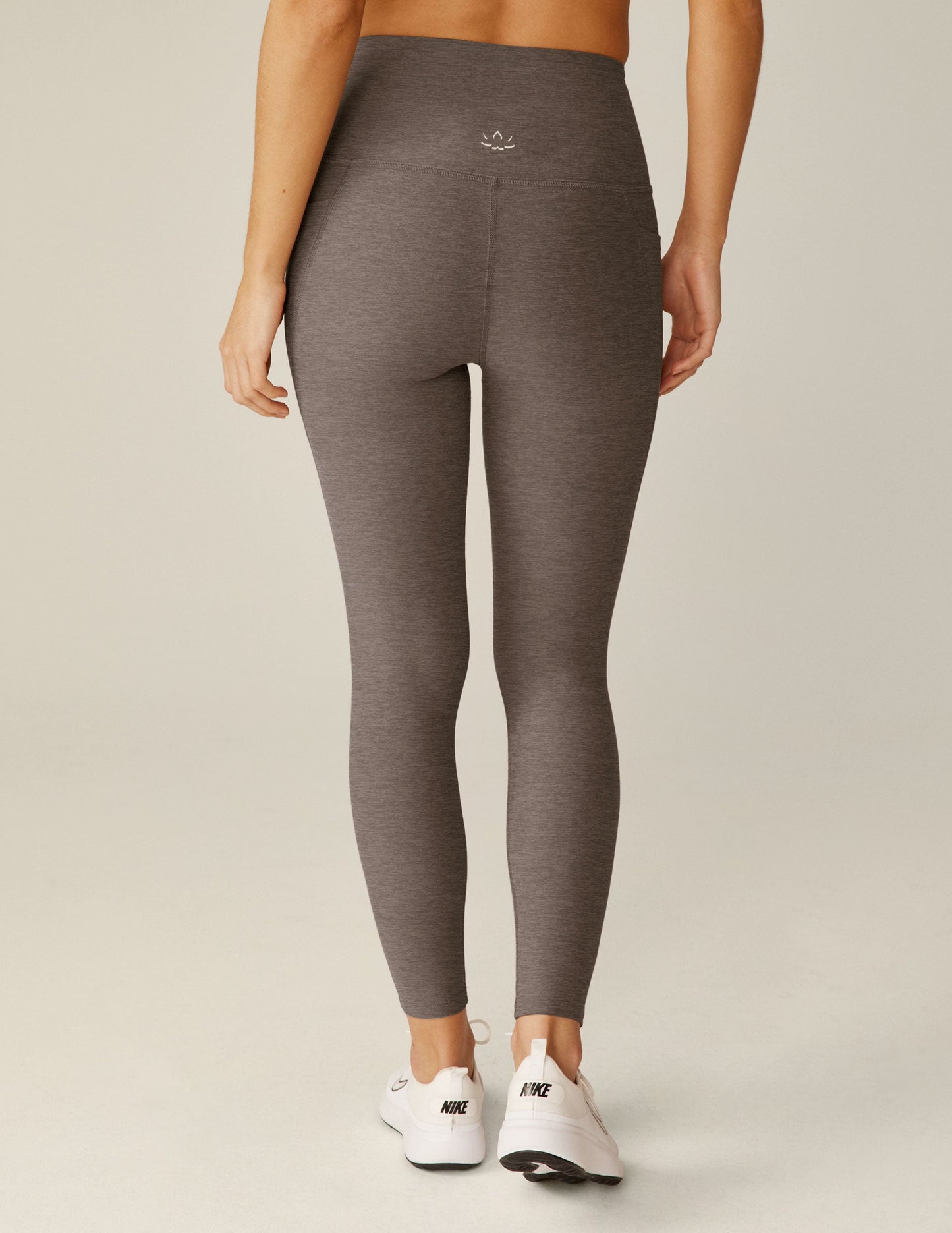 Spacedye Pocket HW Midi Legging - Soft Umber Hthr