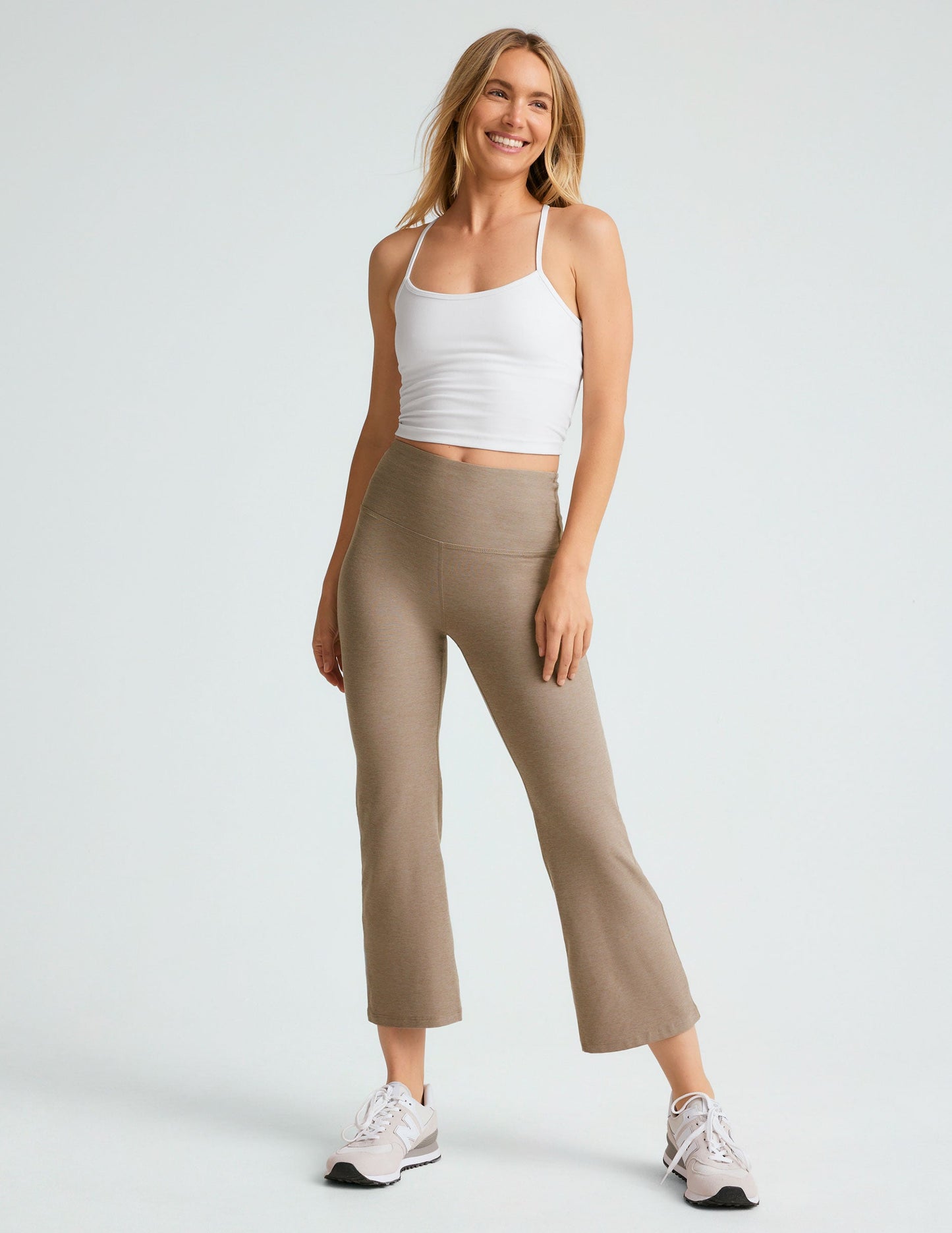 Spacedye Retro Cropped Pant - Birch Heather