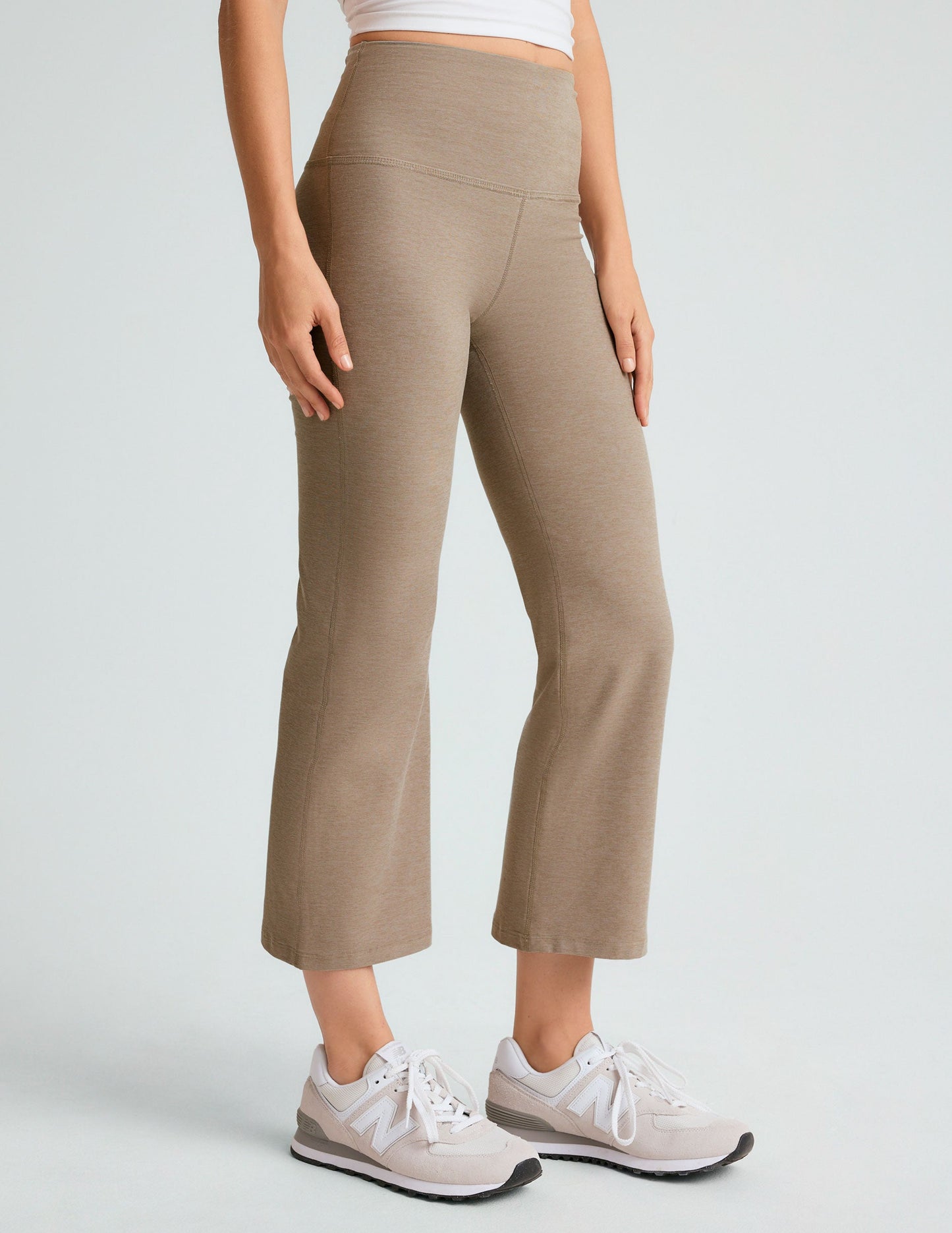 Spacedye Retro Cropped Pant - Birch Heather