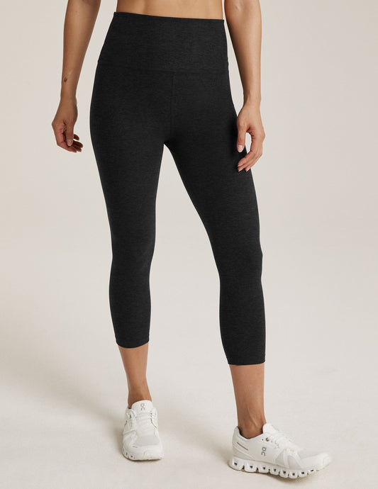 Spacedye HighWaisted Capri Legging - Darkest Night