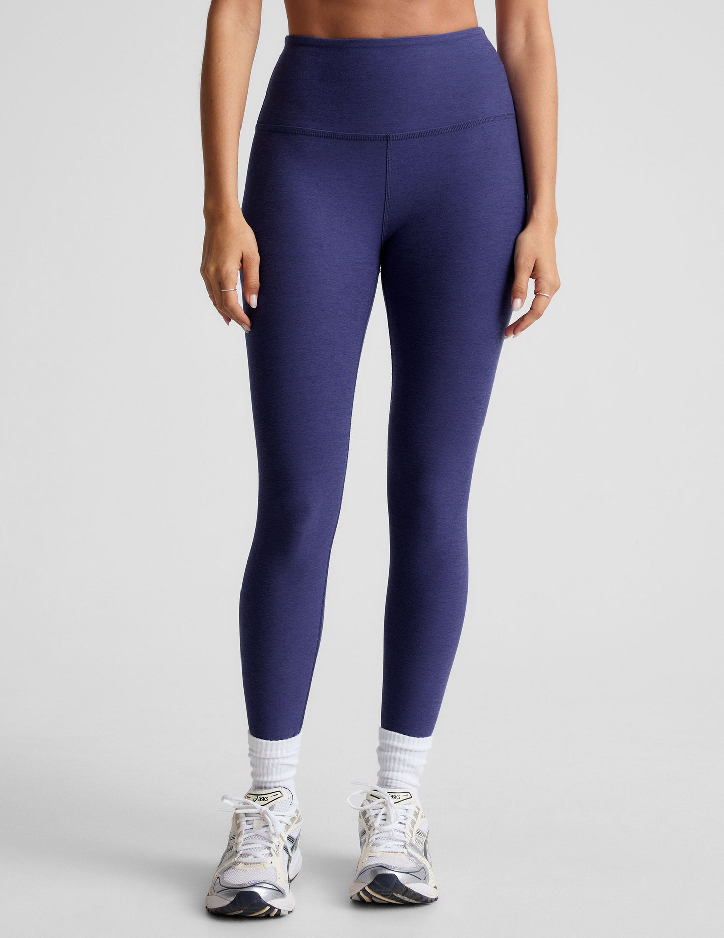 Spacedye Midi HW Legging - Eternal Blue Hthr