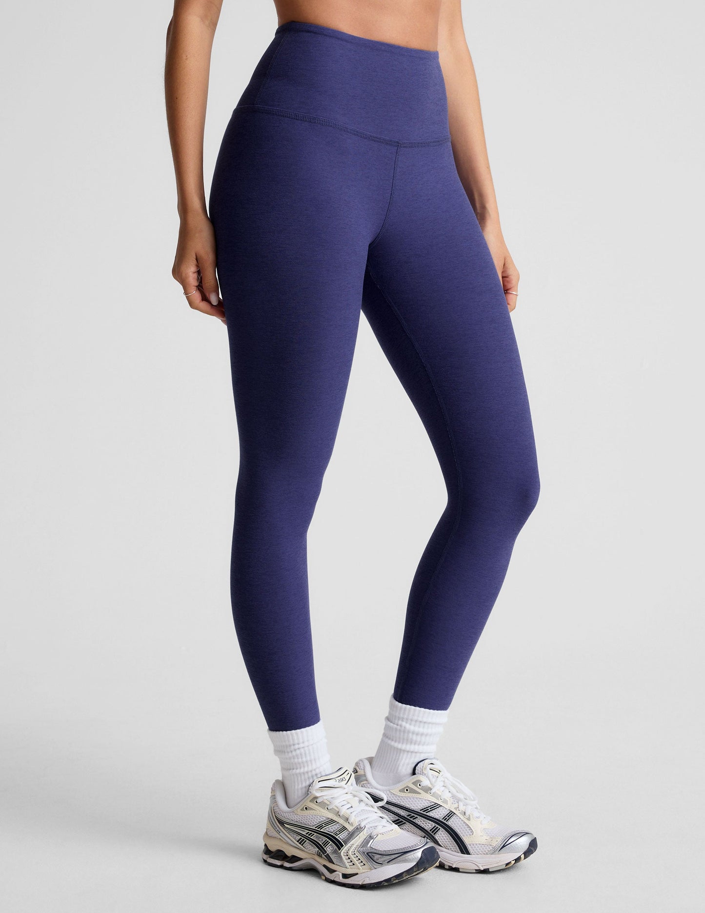 Spacedye Midi HW Legging - Eternal Blue Hthr