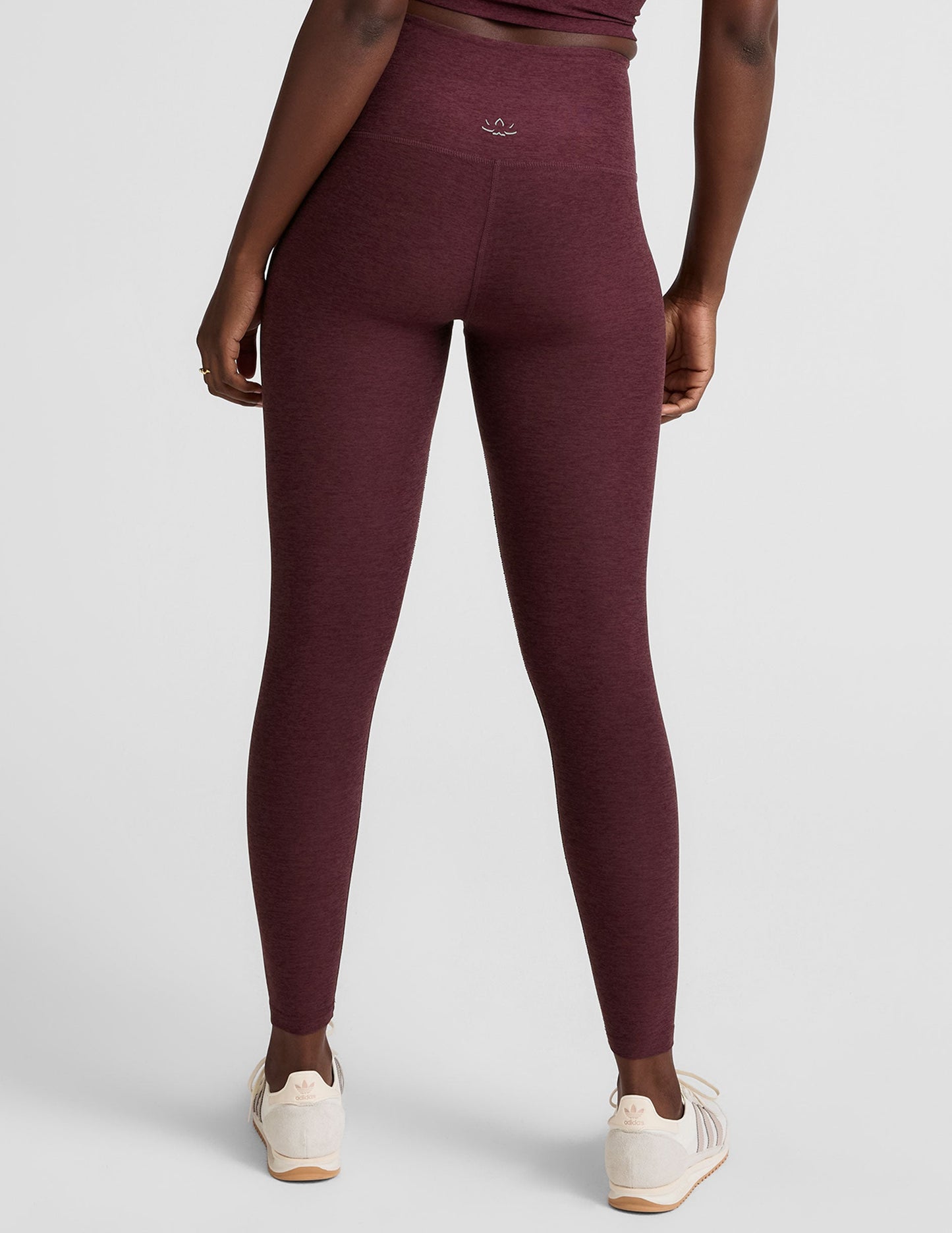 Spacedye HW Legging - Eggplant Purple Heather