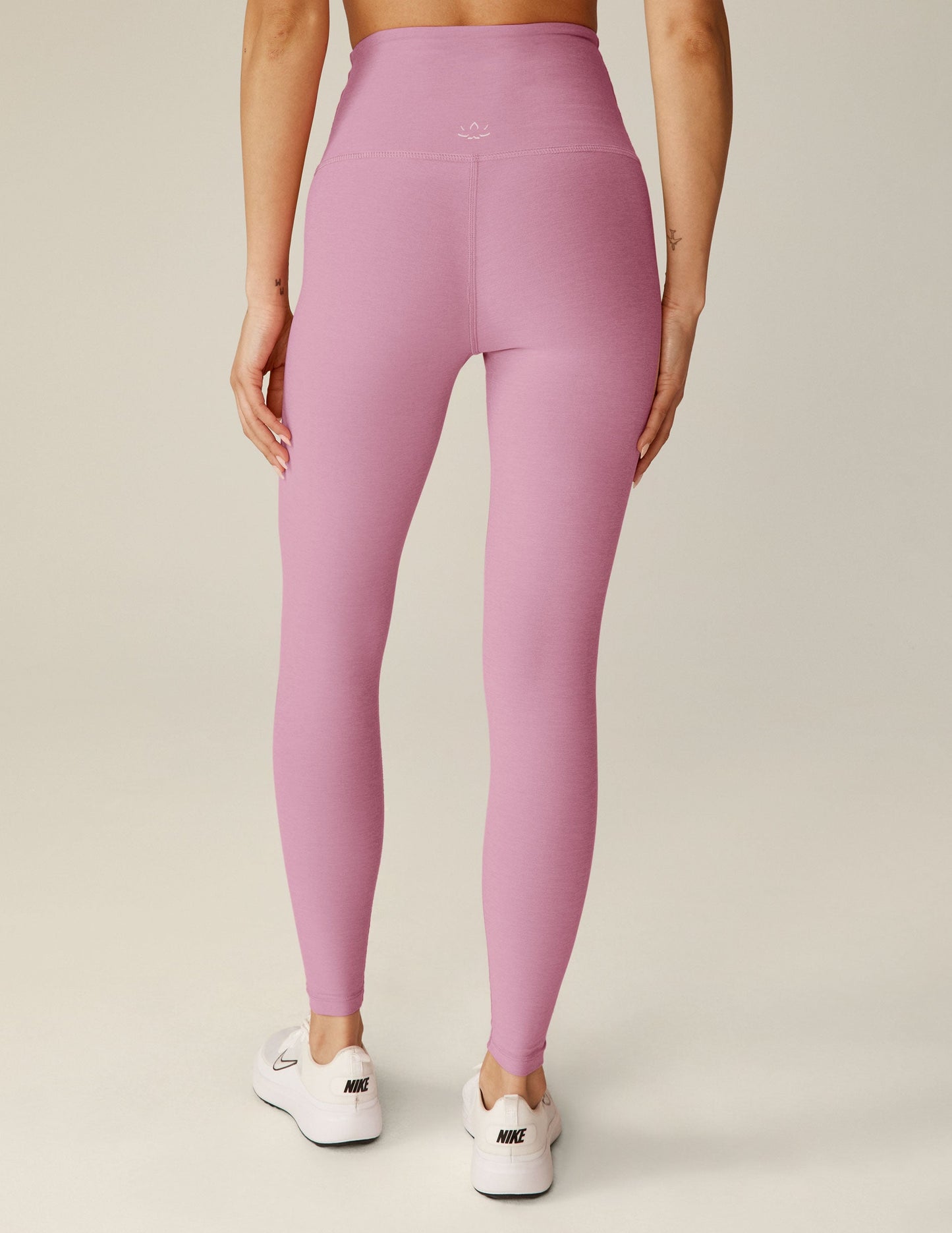 Spacedye Midi HW Legging - Pink Haze Heather