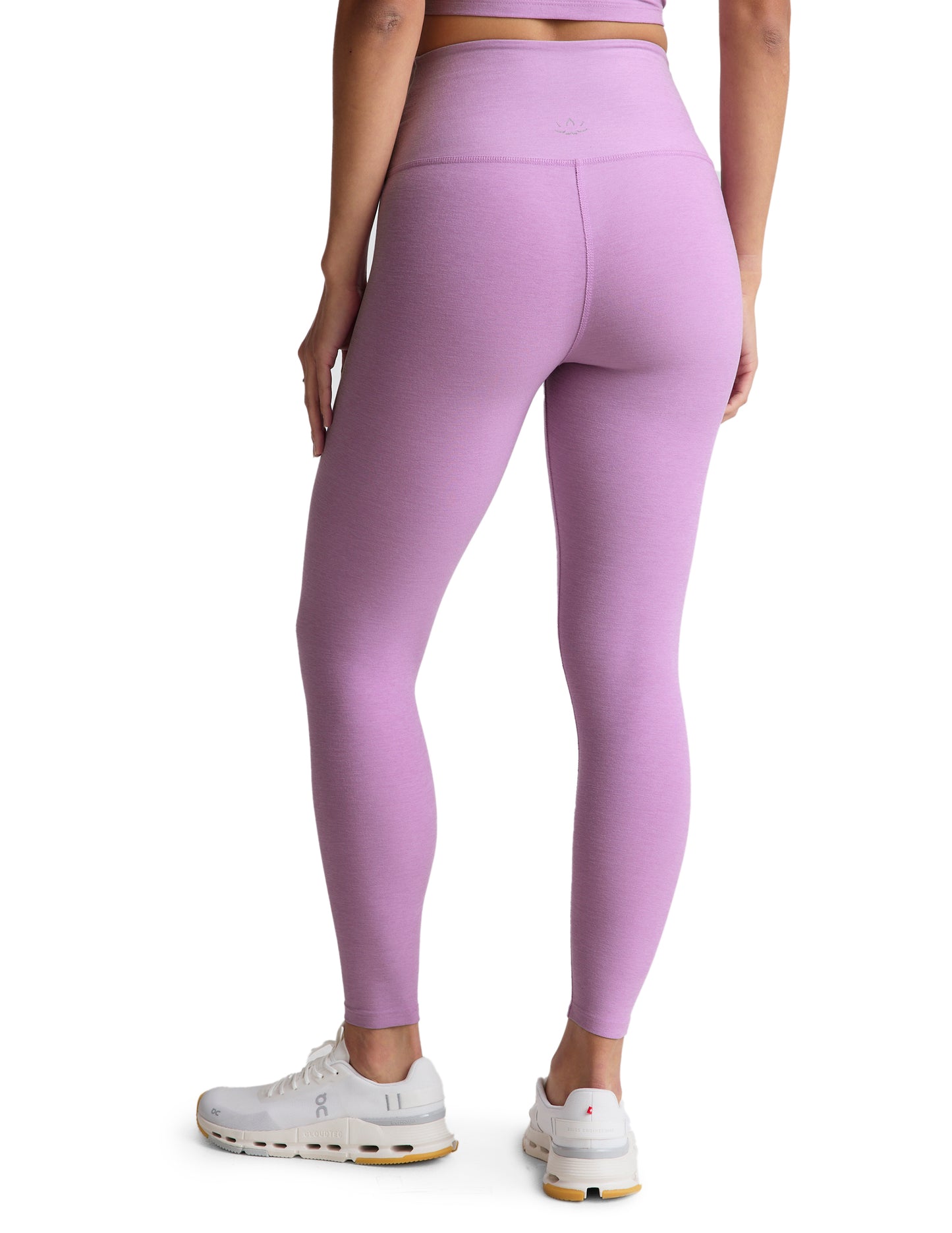 Spacedye HW Midi Legging - Lilac Petal Hthr