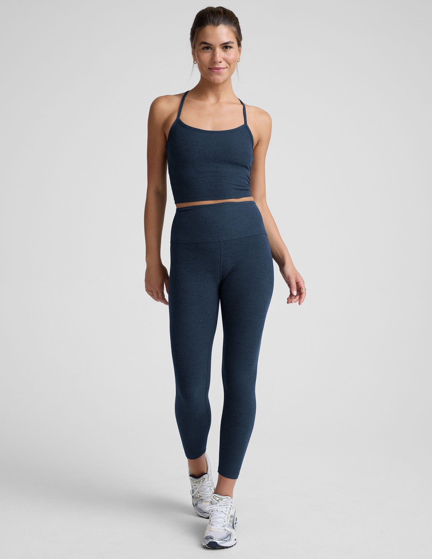 Spacedye Slim Racerback Cropped Tank - NctrnlNvy