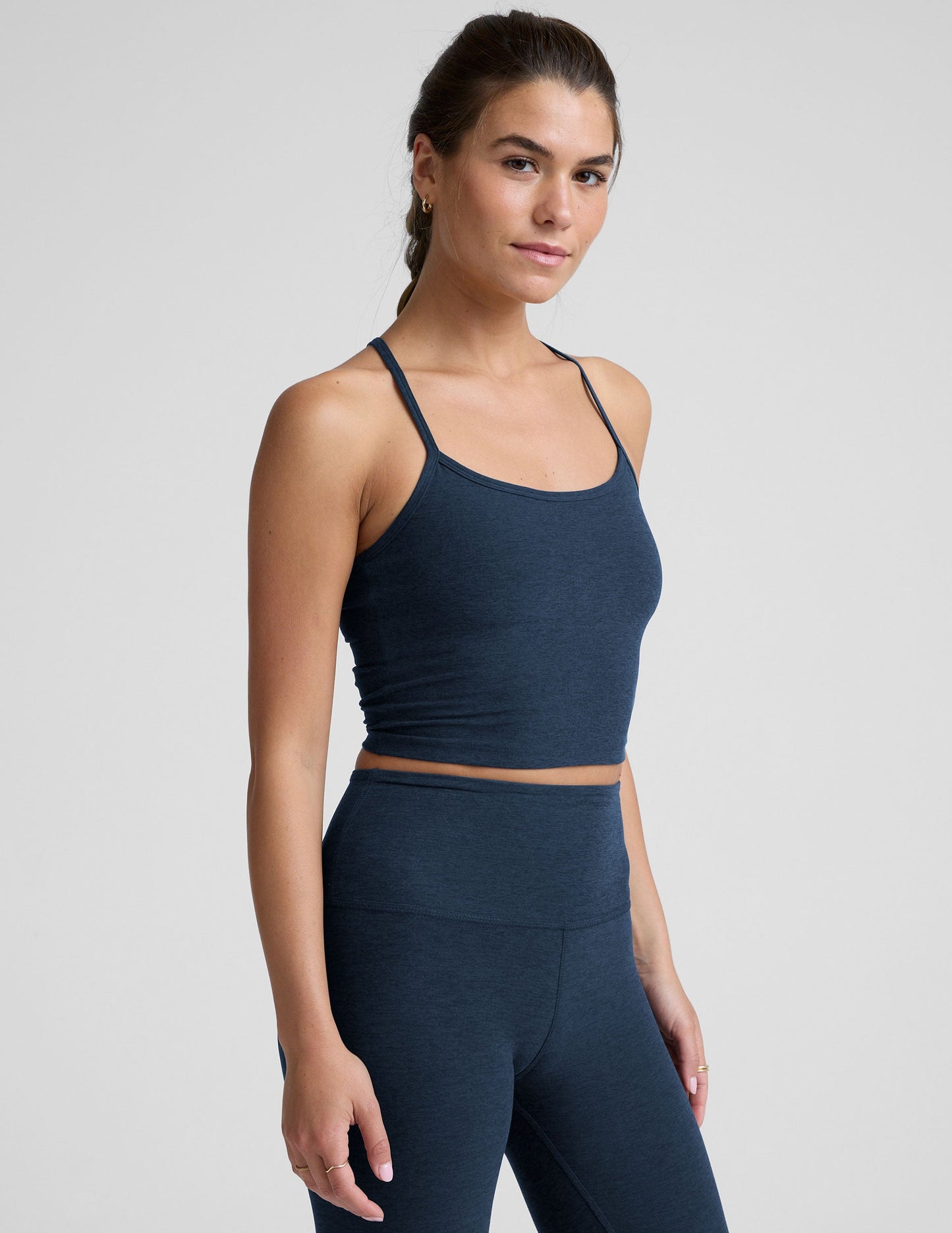 Spacedye Slim Racerback Cropped Tank - NctrnlNvy