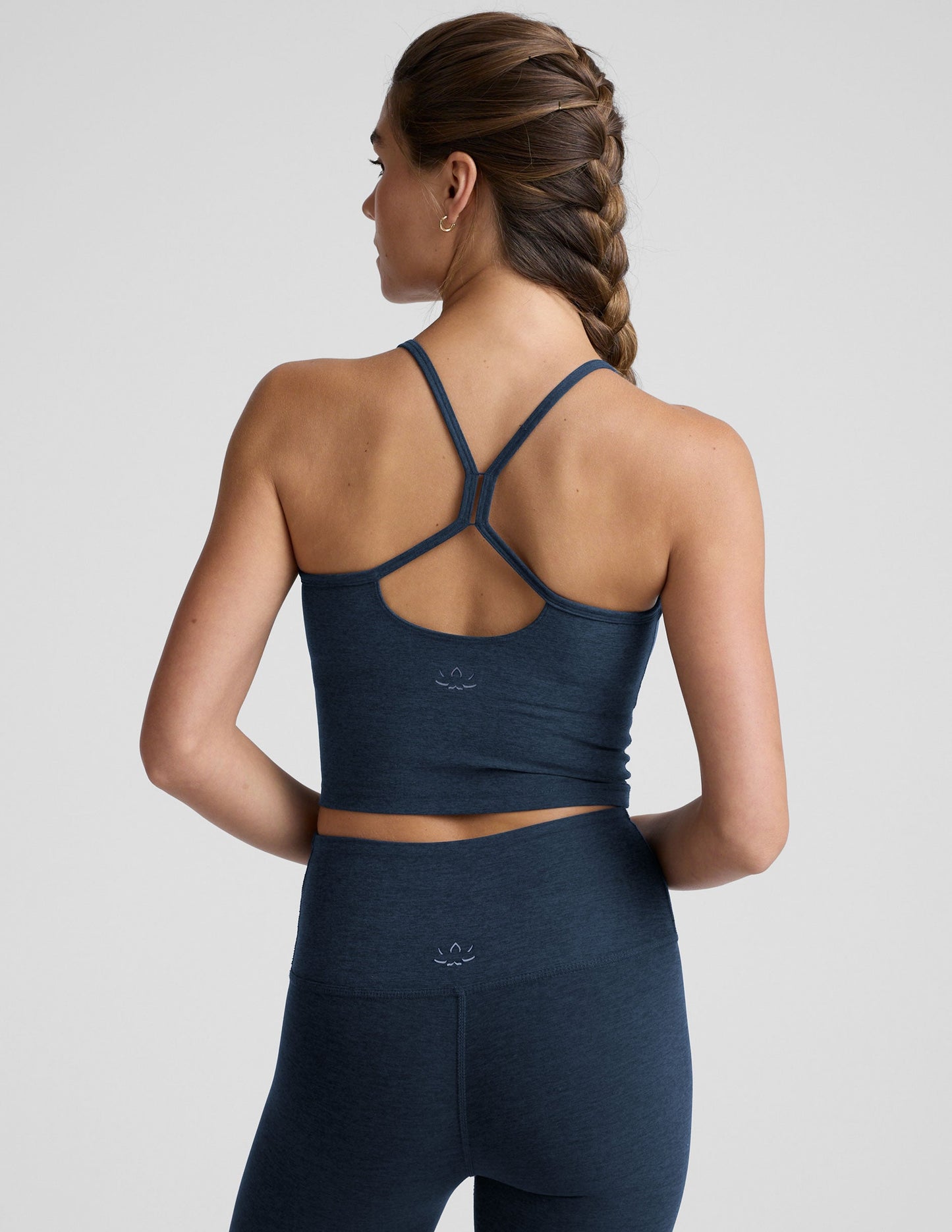 Spacedye Slim Racerback Cropped Tank - NctrnlNvy