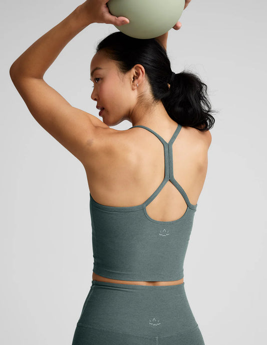 Featherweight Minimal Cropped Tank - Storm Heather