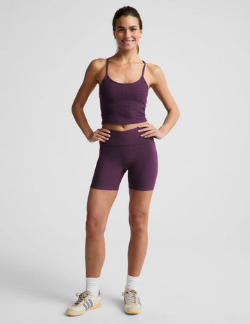Spacedye  Leisure 5" Biker Short - Blackberry