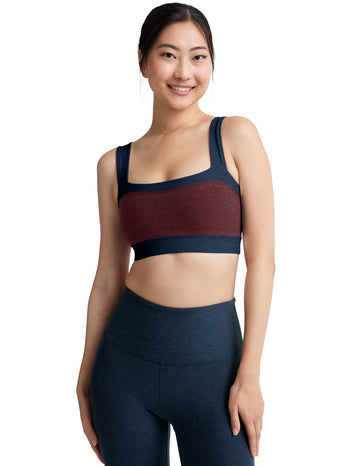 Spacedye Horizon Bra - MdnghtBrgndy/NctrnlNvyHthr