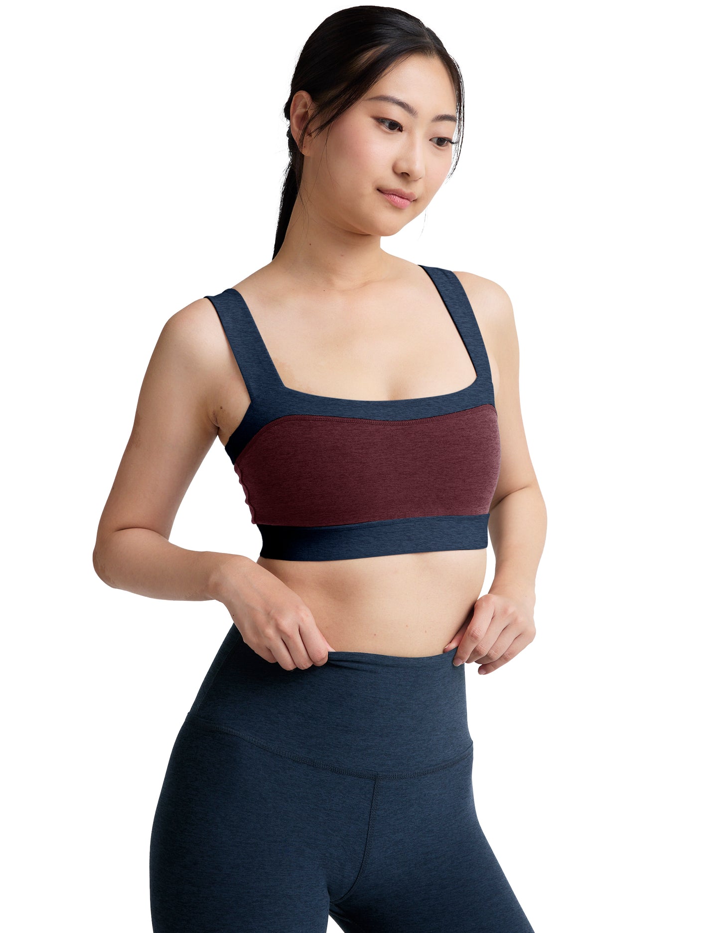 Spacedye Horizon Bra - MdnghtBrgndy/NctrnlNvyHthr