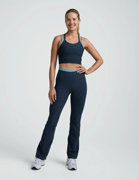 Spacedye Layered Long Line Bra - Nocturnal Navy