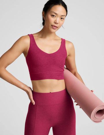 Spacedye Good Day Long Line Bra Sangria - Sangria
