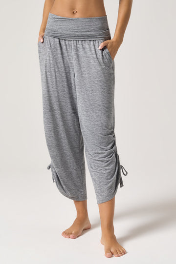 Heather Luxe Light Reasha Studio Pant - ChlHthrGry