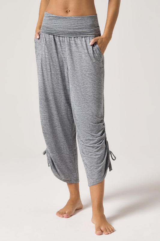 Heather Luxe Light Reasha Studio Pant - ChlHthrGry
