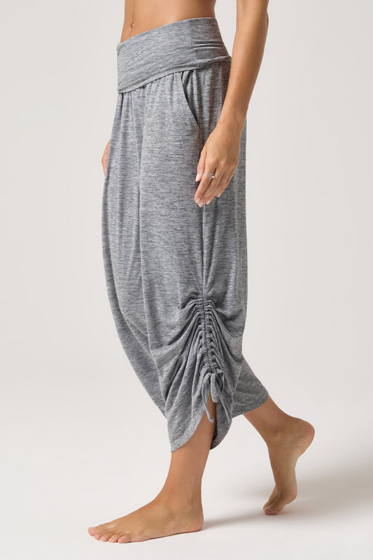 Heather Luxe Light Reasha Studio Pant - ChlHthrGry