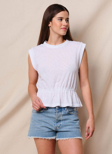 Cinch Tee - Optic White