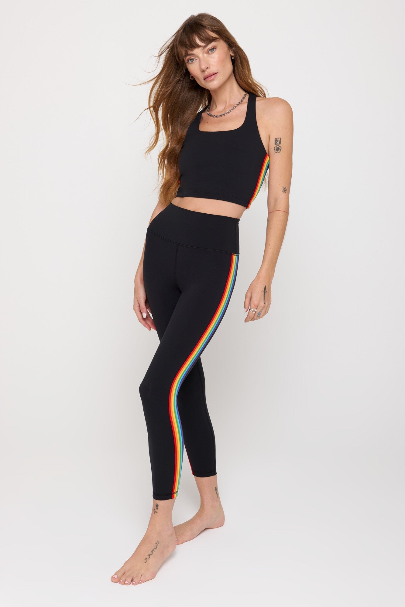 Rainbow Shakti Crop Tank