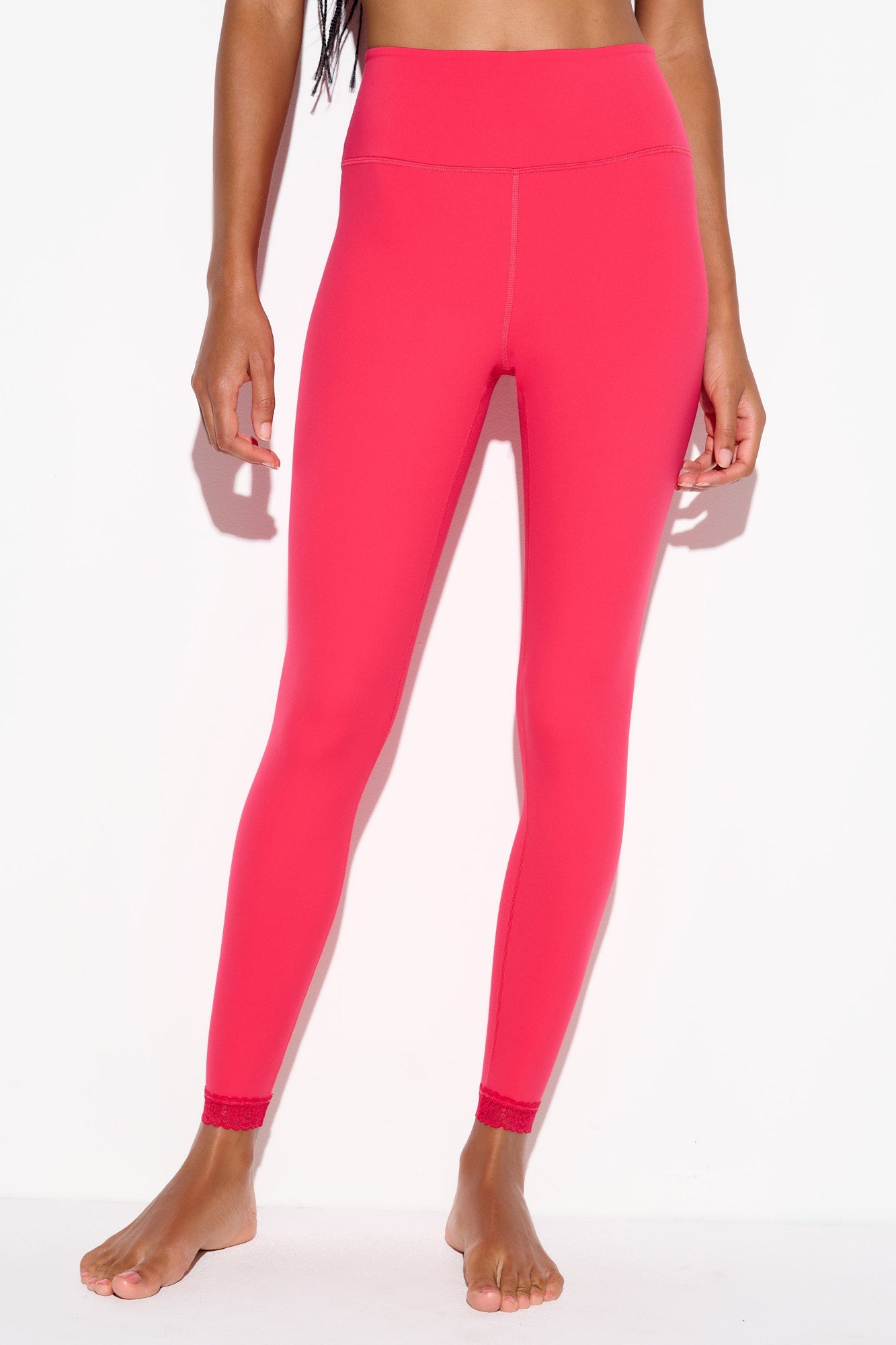 Lotus Lace Legging - Passion Flower