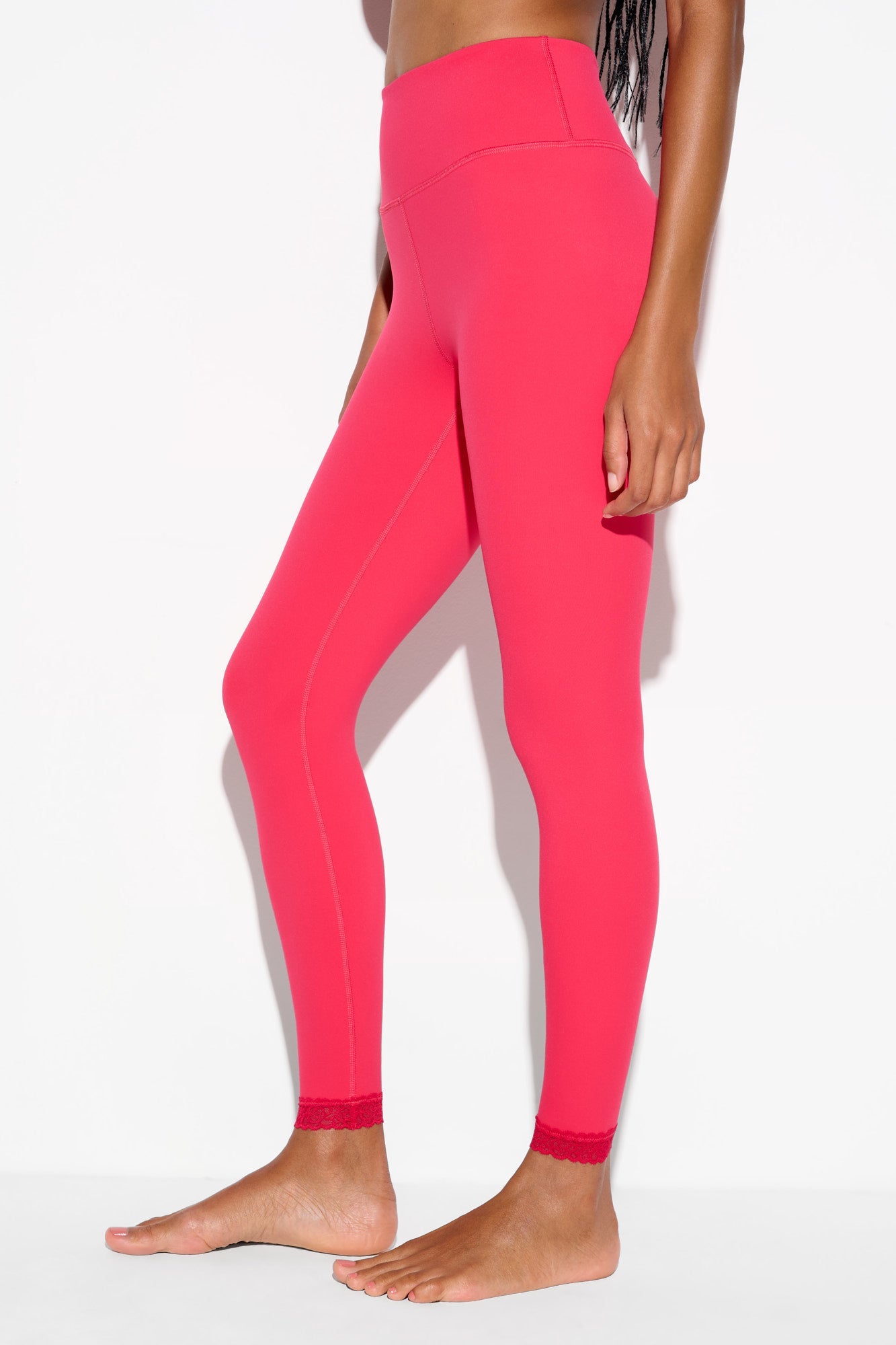 Lotus Lace Legging - Passion Flower