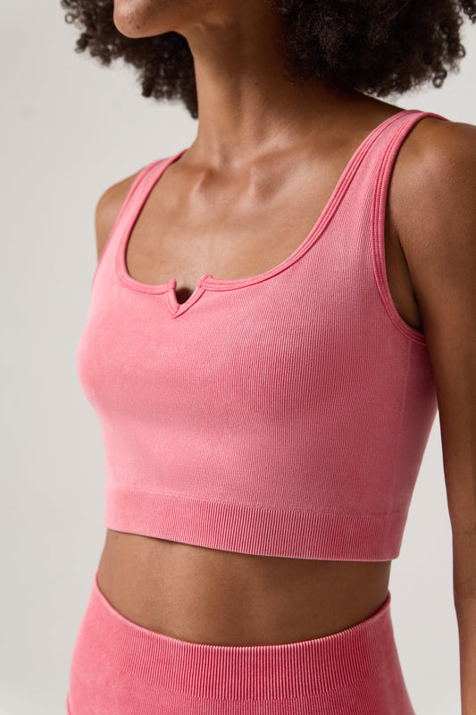 Sun Bleached Love 2.0 Bra - Sunset Red