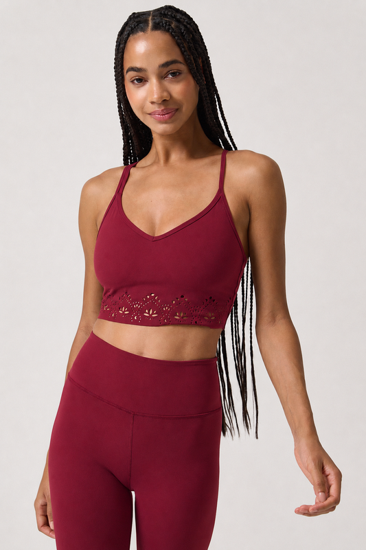 Euphoria Lift Cosmic Lotus Indie Bra Top - Mahogny