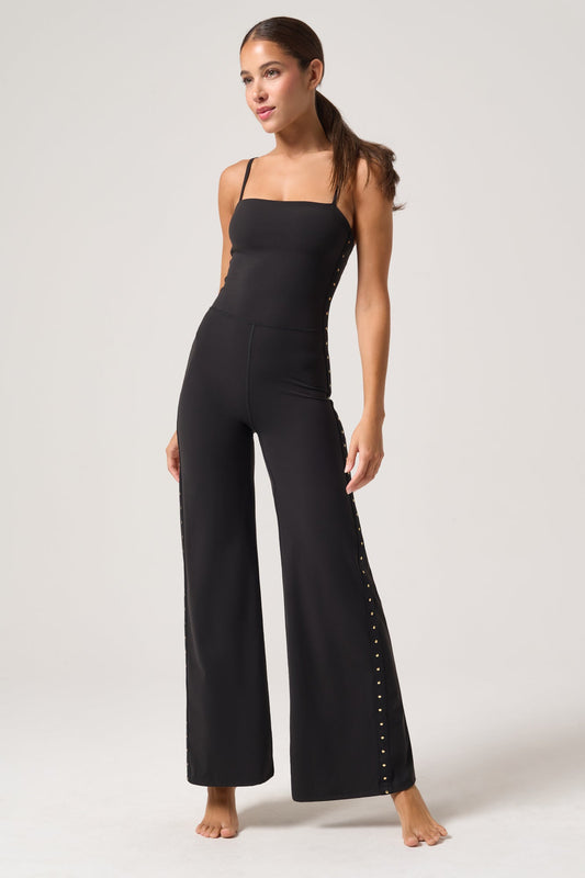 Euphoria Lift Lunar Stud Adriana Jumpsuit - Black