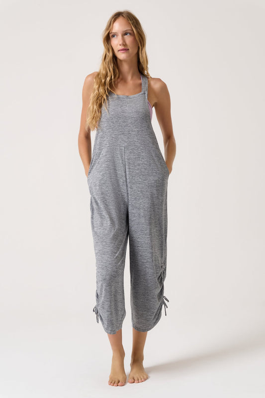 Heather Luxe Light Lisette Jumpsuit - ChrclHthrGry