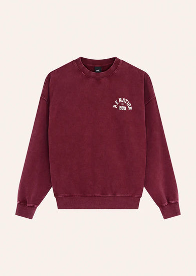 pe nation Swerve 2.0 Sweat long sleeve Washed Cabernet promo image