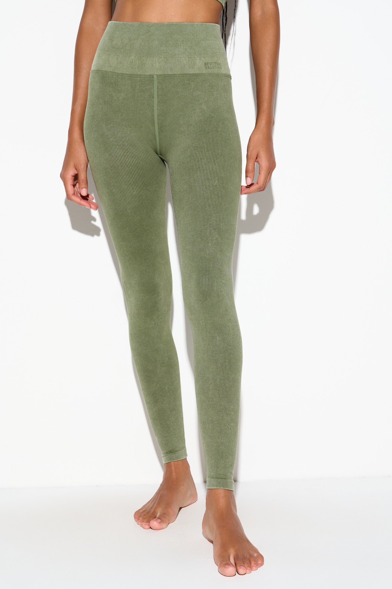 Mineral Wash Love 7/8 Legging - Mojave Green