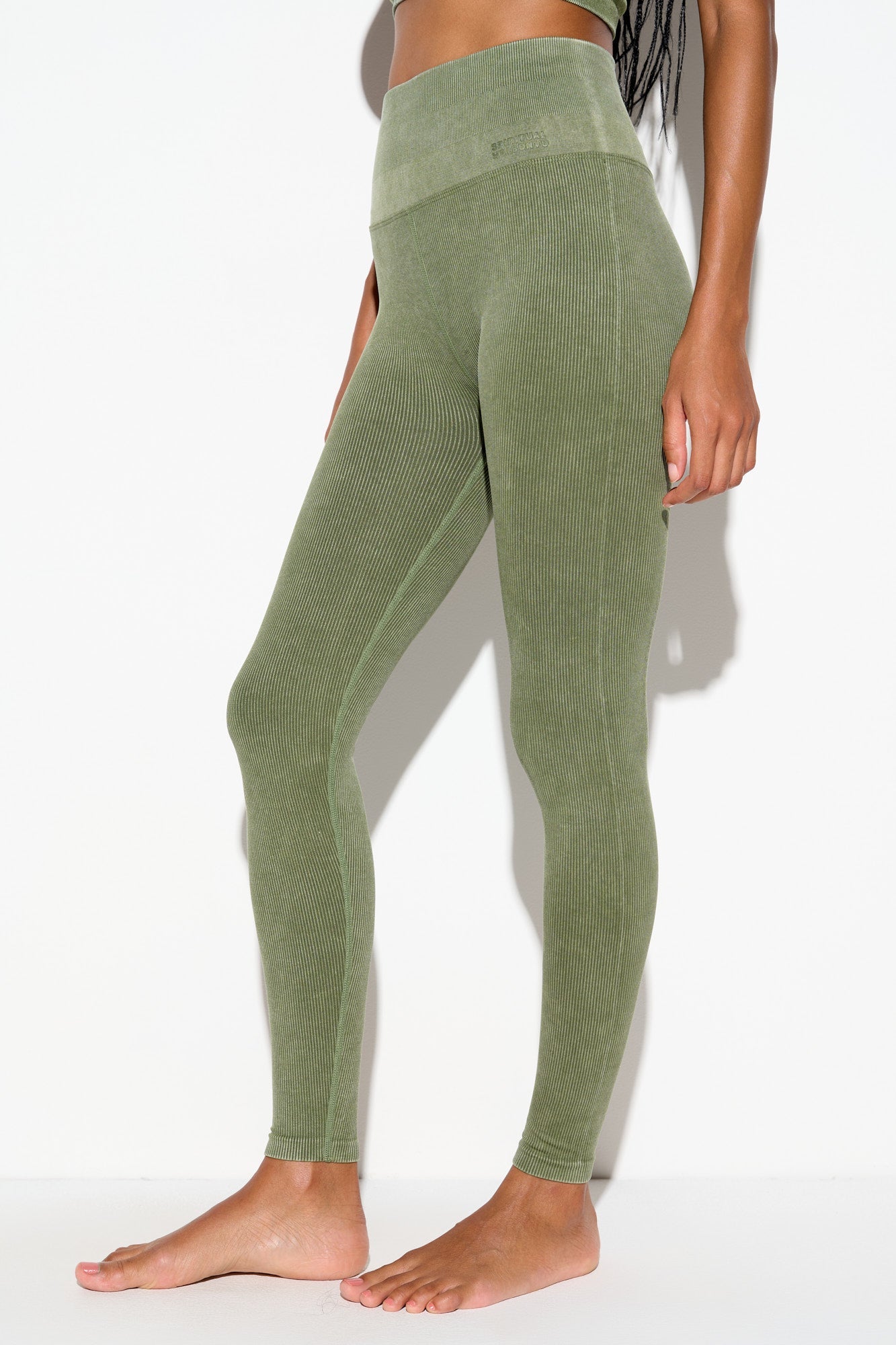 Mineral Wash Love 7/8 Legging - Mojave Green