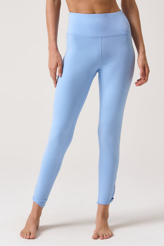 Heather Luxe Erid Legging - Heather Blue Mist